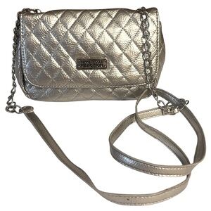 Kenneth Cole Reaction Metallic Quilted Crossbody Bag